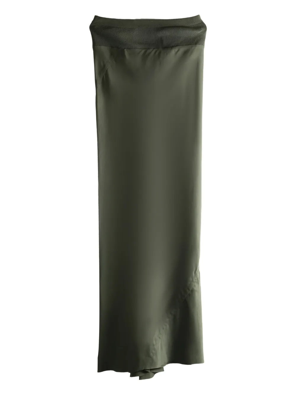 Длинная юбка в рубчик Rick Owens, зеленый
Длинная юбка в рубчик Rick Owens, зеленый