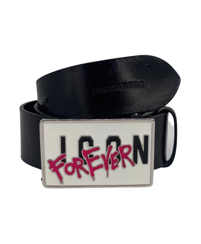 Ремень Icon навсегда с бляшкой Dsquared2, черный
Ремень Icon навсегда с бляшкой Dsquared2, черный