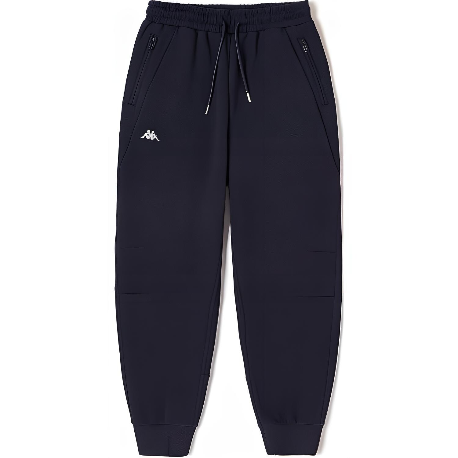 Трикотажные спортивные штаны женские темно-синие Kappa
Трикотажные спортивные штаны женские темно-синие Kappa