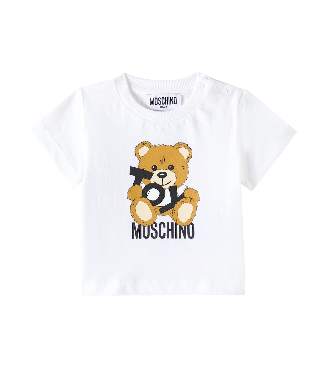 Футболка из хлопкового трикотажа для младенцев Moschino Kids, Bianco Ottico
Футболка из хлопкового трикотажа для младенцев Moschino Kids, Bianco Ottico