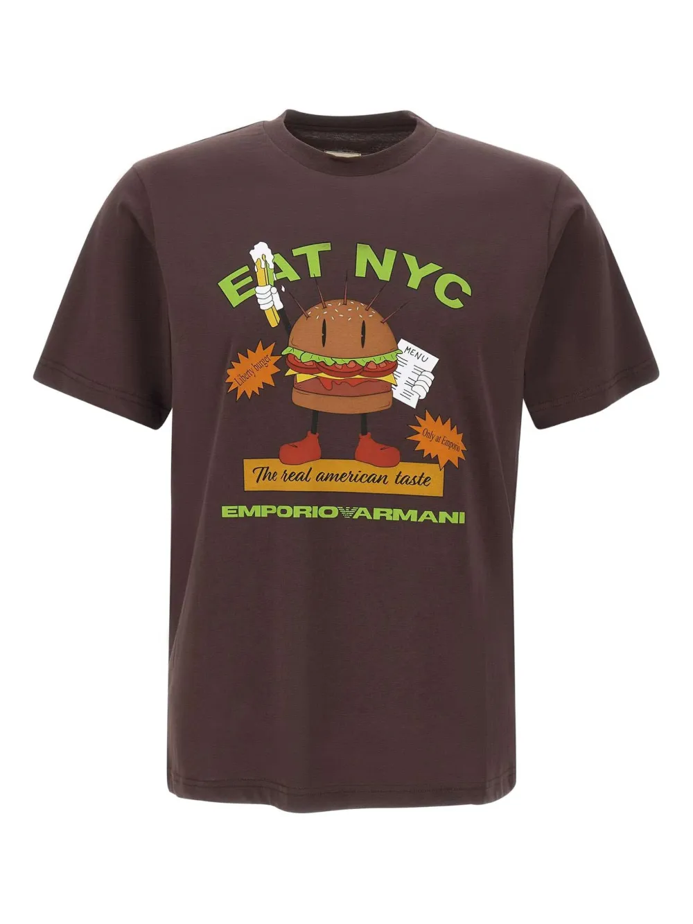 Футболка с графичным принтом Emporio Armani, коричневый
Футболка с графичным принтом Emporio Armani, коричневый