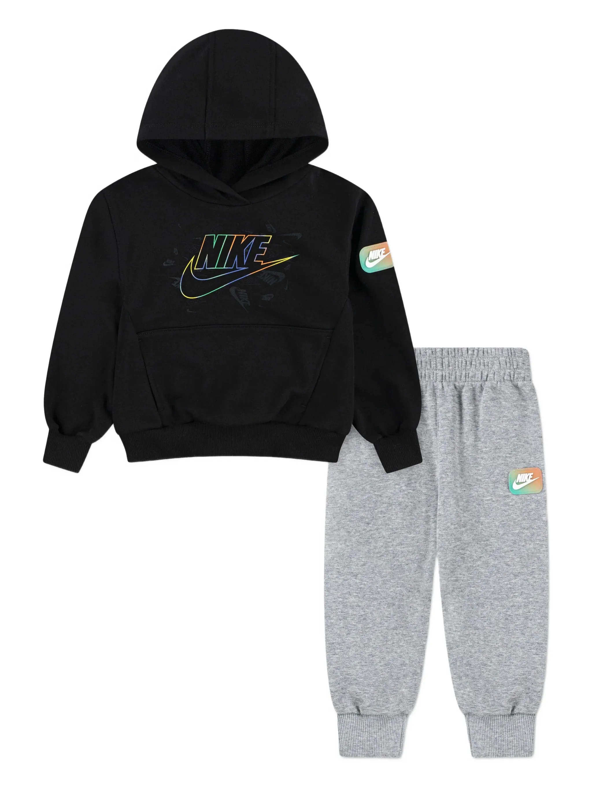 Спортивный костюм с логотипом Nike Kids, серый
Спортивный костюм с логотипом Nike Kids, серый