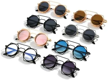 Круглые солнцезащитные очки в стиле стимпанк 2027 года для женщин и мужчин, с металлической сеткой, женские очки с защитой от УФ-излучения UV400 MTZJH, 2
Круглые солнцезащитные очки в стиле стимпанк 2027 года для женщин и мужчин, с металлической сеткой, женские очки с защитой от УФ-излучения UV400 MTZJH, 2