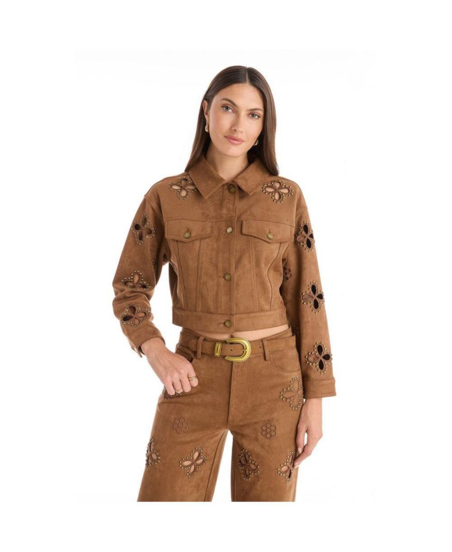 Женская замшевая куртка Kaia - коньячный цвет The Noli Shop, Cognac
Женская замшевая куртка Kaia - коньячный цвет The Noli Shop, Cognac