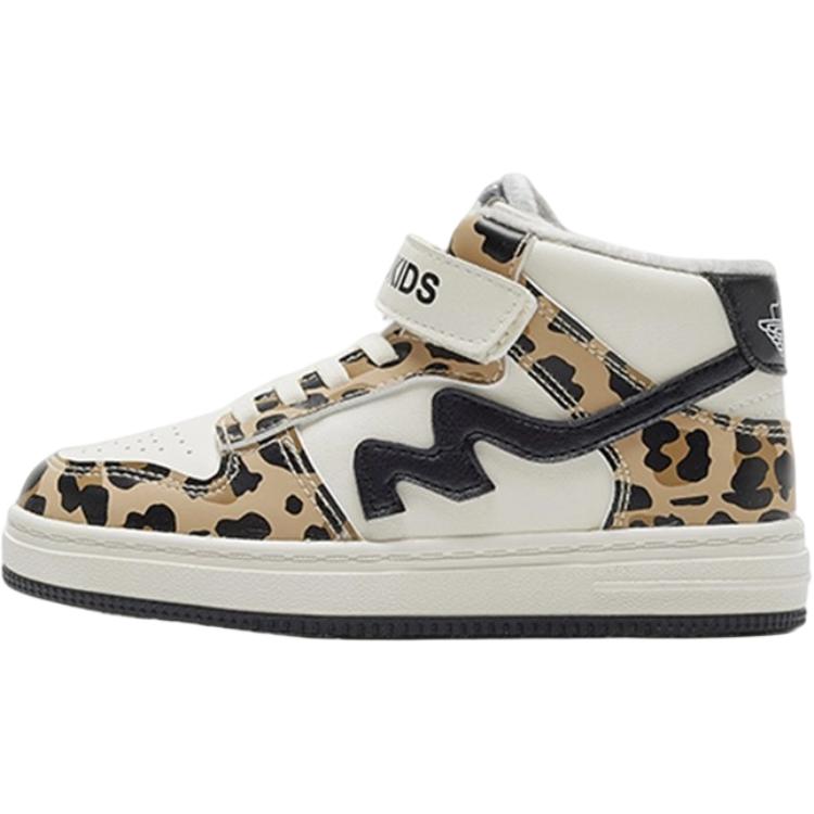 Высокие детские кроссовки для скейтбординга MQD, бежевый/коричневый 
Высокие детские кроссовки для скейтбординга MQD, бежевый/коричневый