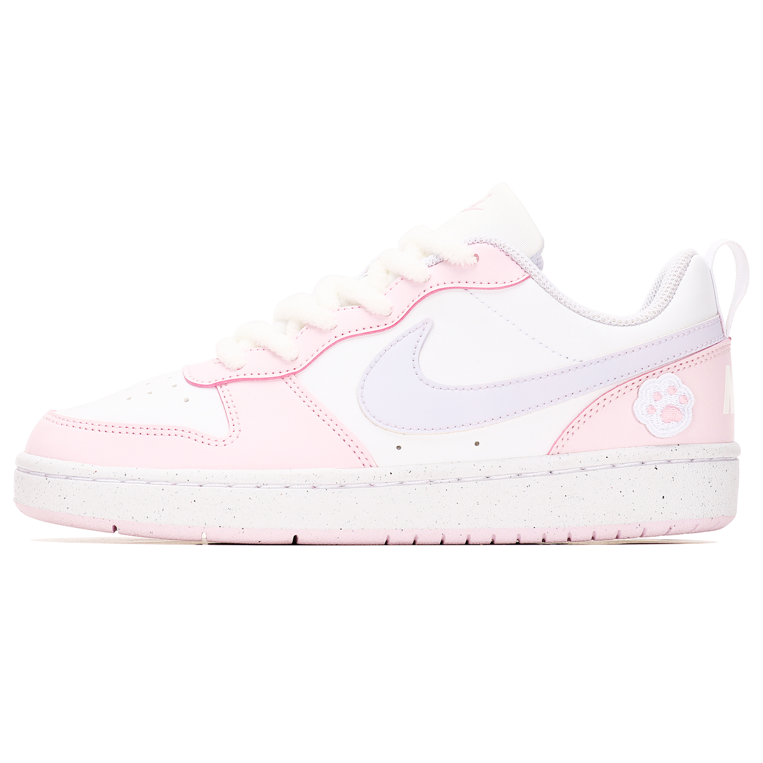 Nike Court Borough Low противоскользящие устойчивые к истиранию низкие детские скейтбординг кроссовки White Pink для подростков
Nike Court Borough Low противоскользящие устойчивые к истиранию низкие детские скейтбординг кроссовки White Pink для подростков