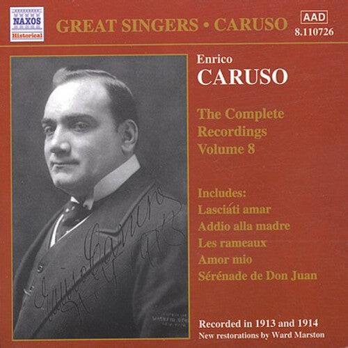 CD диск Caruso: Comp Recordings Of-Vol. 8
CD диск Caruso: Comp Recordings Of-Vol. 8