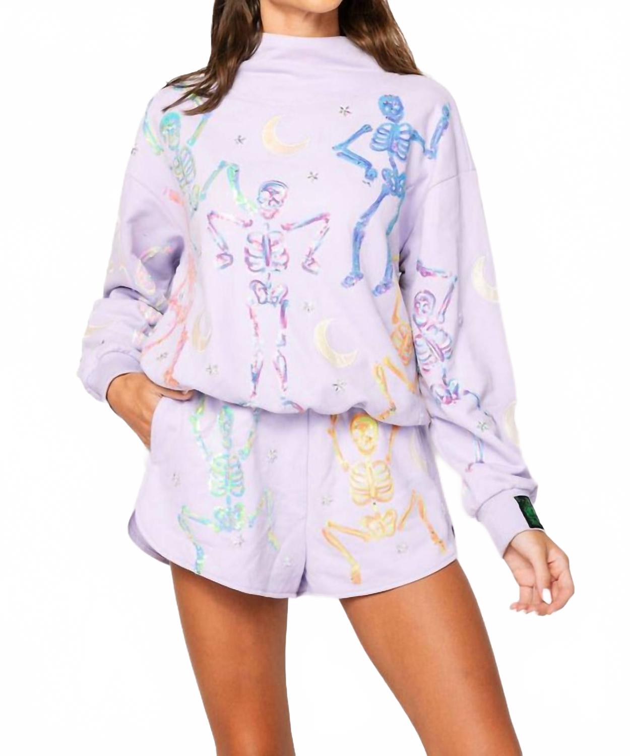 Шорты «Танцующий скелет» в лавандовом цвете Queen Of Sparkles, Lavender Multi
Шорты «Танцующий скелет» в лавандовом цвете Queen Of Sparkles, Lavender Multi