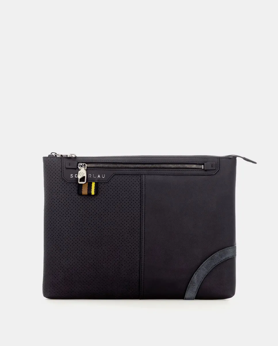 Черный кожаный держатель для документов Scharlau
Черный кожаный держатель для документов Scharlau