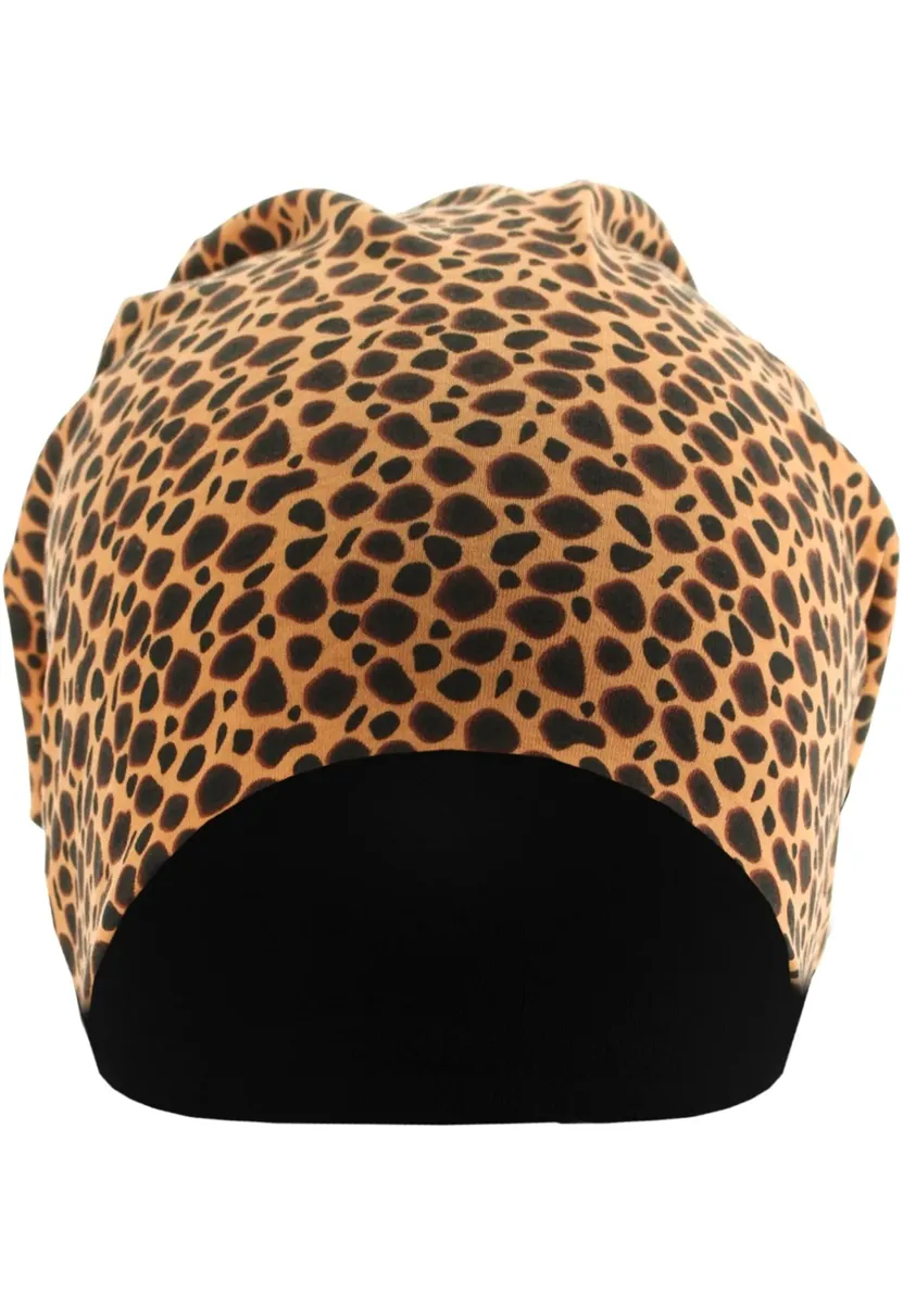 Шапка MSTRDS "MSTRDS Accessories Printed Jersey Beanie" (1 шт.), цвет Cheetha/Black 
Шапка MSTRDS "MSTRDS Accessories Printed Jersey Beanie" (1 шт.), цвет Cheetha/Black