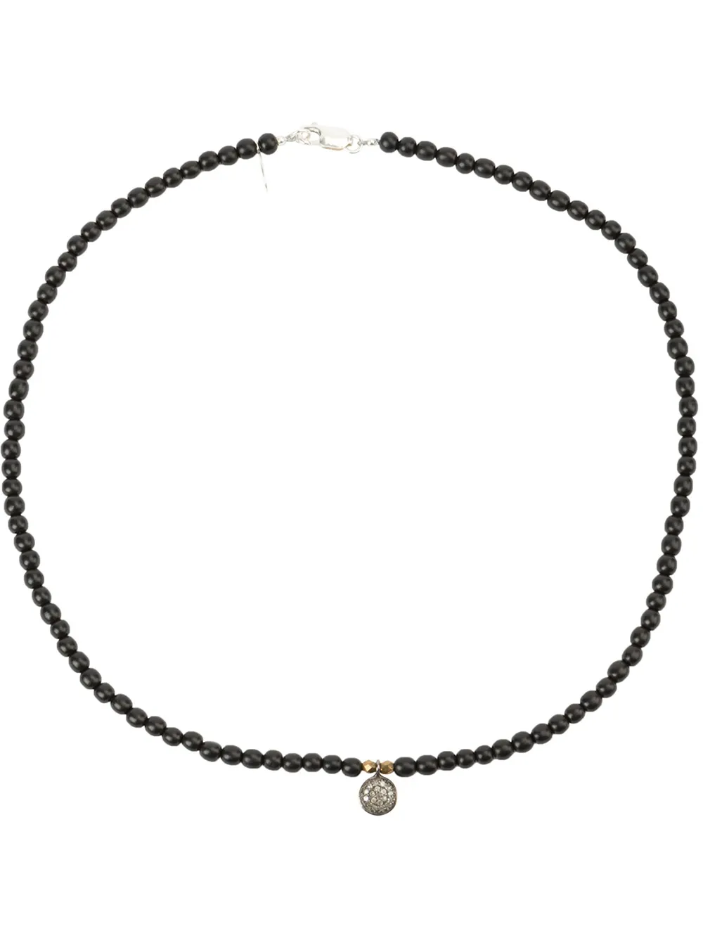 Браслет из бусин из эбенового дерева Catherine Michiels, серебяный
Браслет из бусин из эбенового дерева Catherine Michiels, серебяный