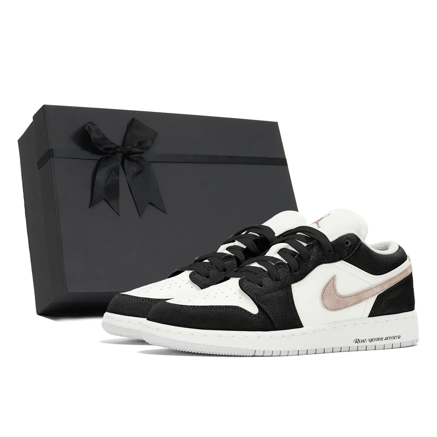 Jordan Баскетбольные кроссовки Air 1 с низким верхом, устойчивые к истиранию, черные, розовые, для подростков
Jordan Баскетбольные кроссовки Air 1 с низким верхом, устойчивые к истиранию, черные, розовые, для подростков