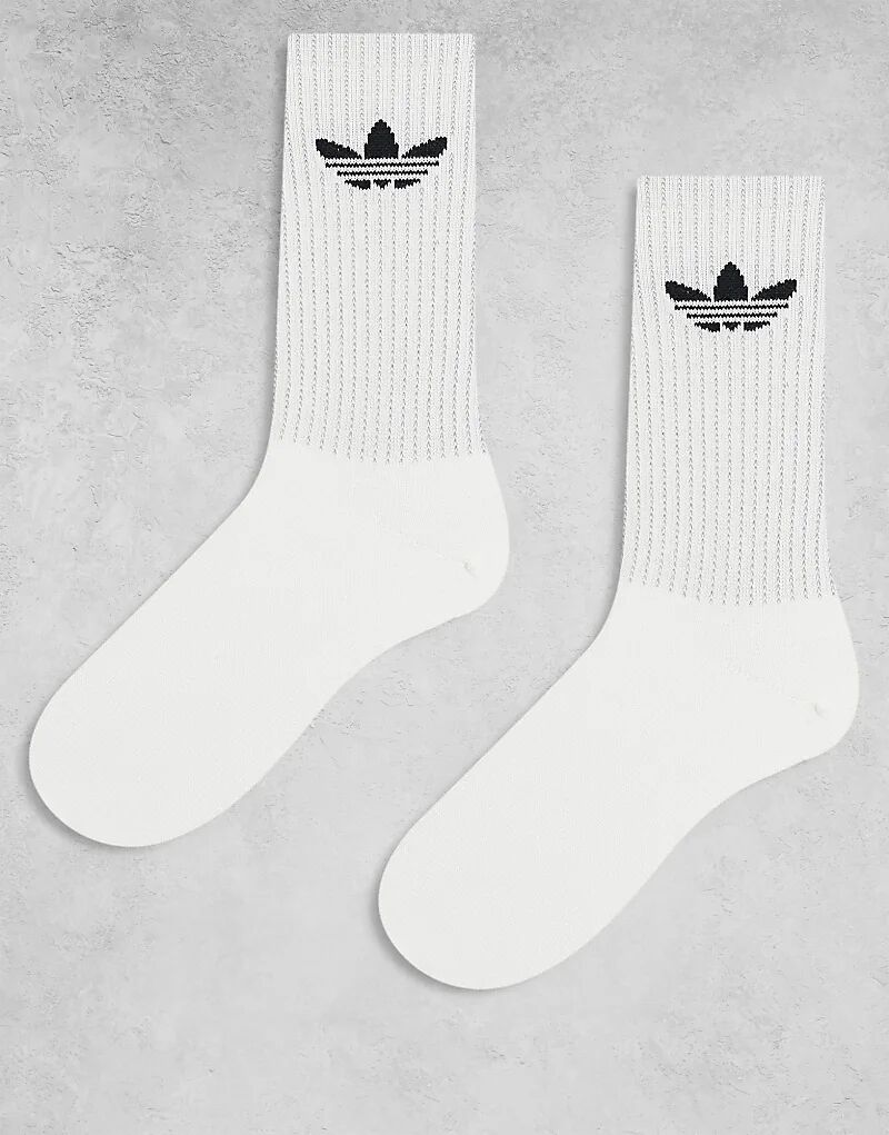 2 пары носков Adidas Originals Trefoil белого цвета со светоотражающими деталями
2 пары носков Adidas Originals Trefoil белого цвета со светоотражающими деталями