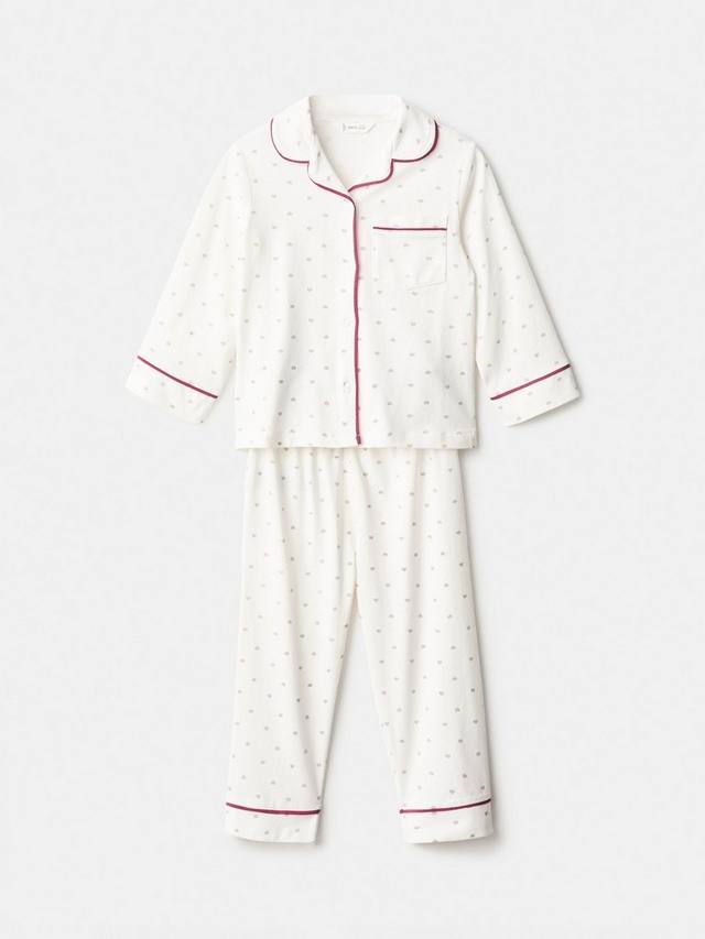 Детский комплект пижамы Corazon с длинными рукавами из хлопка Mango, Natural White
Детский комплект пижамы Corazon с длинными рукавами из хлопка Mango, Natural White