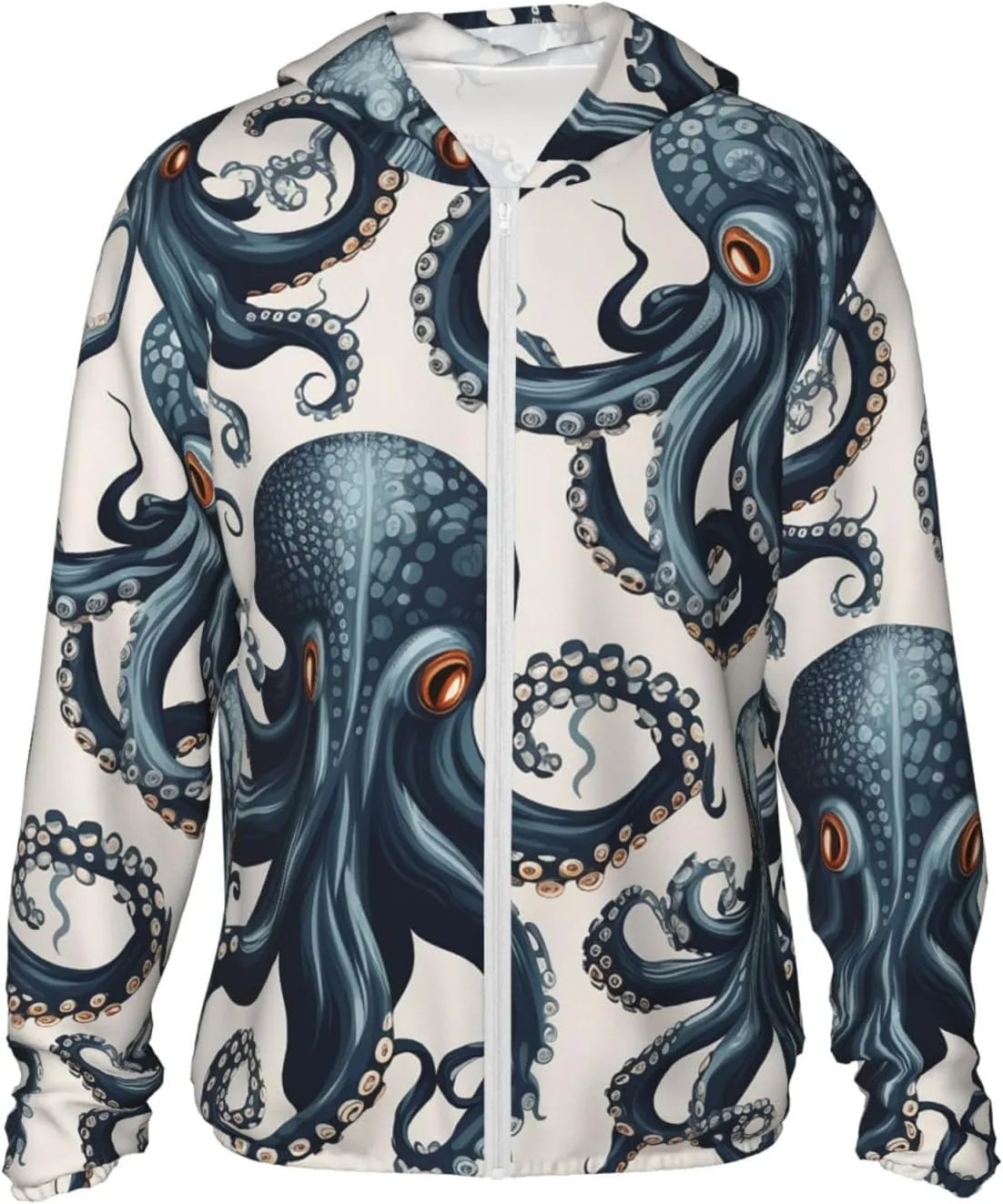 Мужская толстовка с капюшоном UPF 50+ на молнии, с длинным рукавом и принтом Octopus FHEBNDS
Мужская толстовка с капюшоном UPF 50+ на молнии, с длинным рукавом и принтом Octopus FHEBNDS