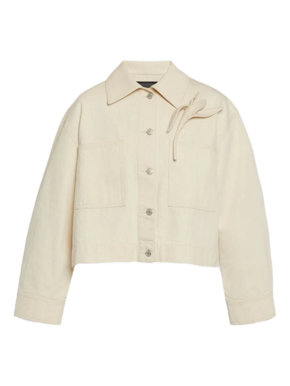 Укороченная джинсовая куртка с цветочной аппликацией Erdem, бежевый
Укороченная джинсовая куртка с цветочной аппликацией Erdem, бежевый