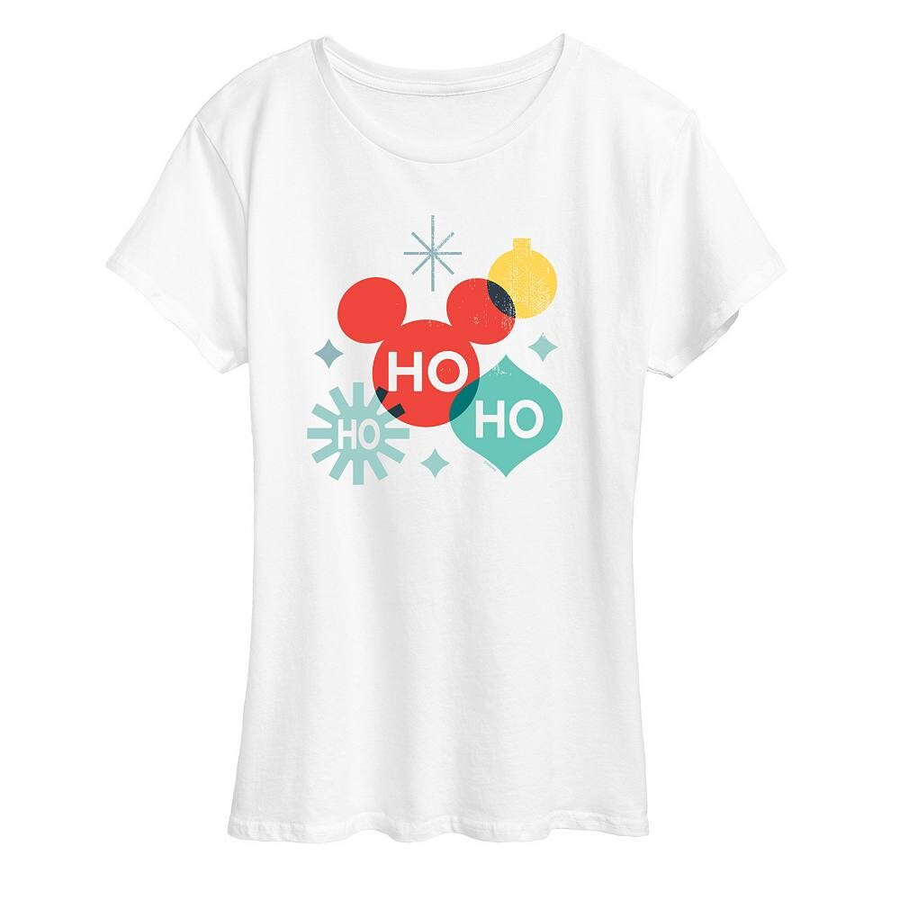 Женская праздничная футболка с рисунком Микки Мауса Disney's Ho Ho Ho Licensed Character, белый
Женская праздничная футболка с рисунком Микки Мауса Disney's Ho Ho Ho Licensed Character, белый
