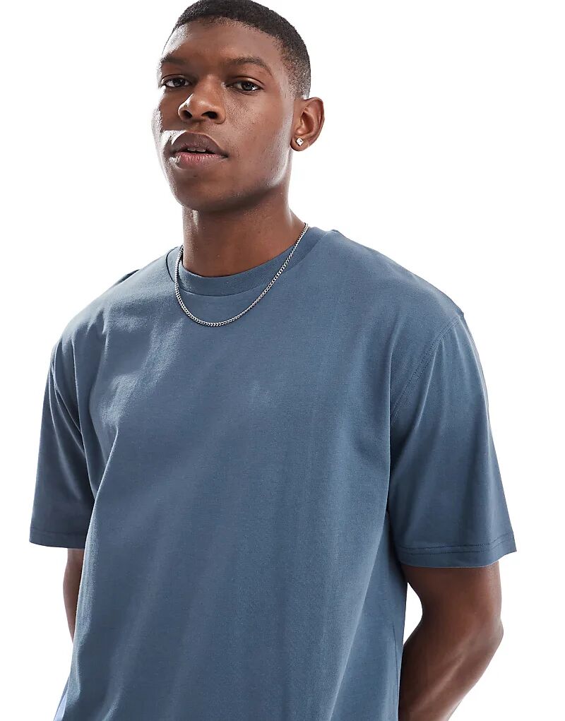 Футболка свободного кроя синего цвета ASOS DESIGN
Футболка свободного кроя синего цвета ASOS DESIGN