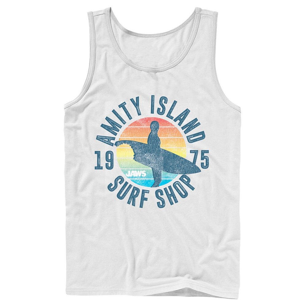 Мужская майка с логотипом в стиле ретро Jaws Amity Island Surf Shop 1975 года Licensed Character, белый
Мужская майка с логотипом в стиле ретро Jaws Amity Island Surf Shop 1975 года Licensed Character, белый
