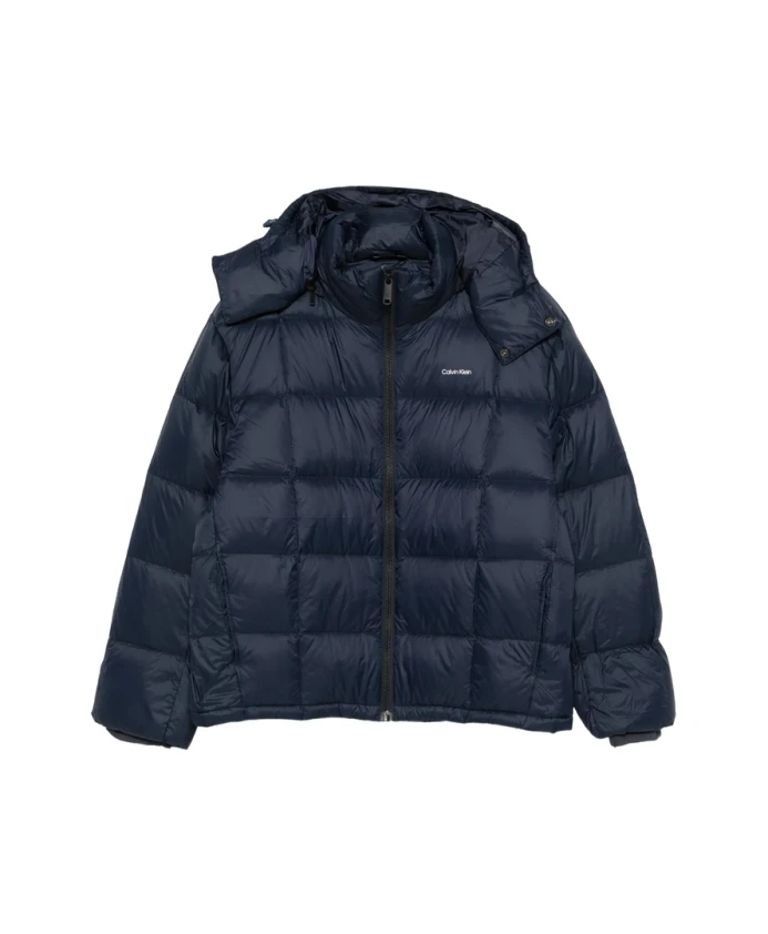 Стеганая куртка с капюшоном и застежкой-молнией Calvin Klein, синий
Стеганая куртка с капюшоном и застежкой-молнией Calvin Klein, синий