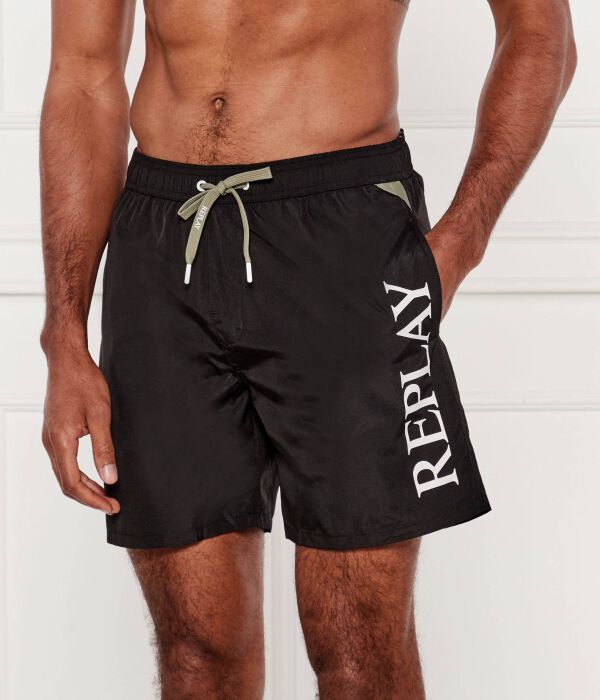 Шорты для плавания Regular fit Replay, черный
Шорты для плавания Regular fit Replay, черный