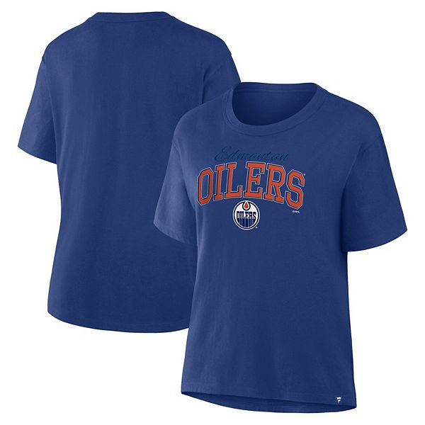 Женская футболка Royal Edmonton Oilers Line Change Legacy Fanatics
Женская футболка Royal Edmonton Oilers Line Change Legacy Fanatics