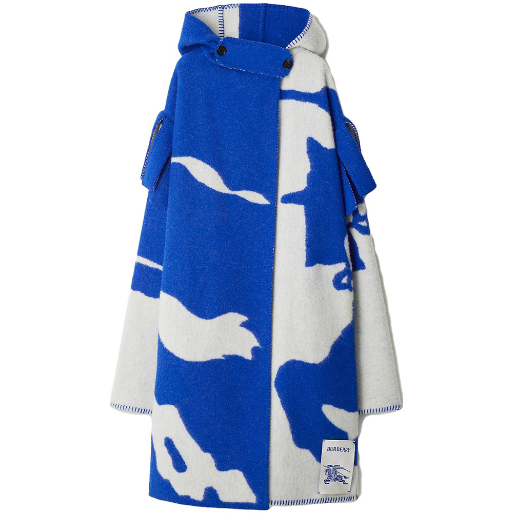 Burberry Экд Жаккардовый Плед с Капюшоном Накидка, Blue White
Burberry Экд Жаккардовый Плед с Капюшоном Накидка, Blue White