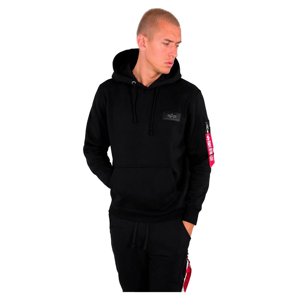 Худи Alpha Industries Back Print Camo Print, черный 
Худи Alpha Industries Back Print Camo Print, черный