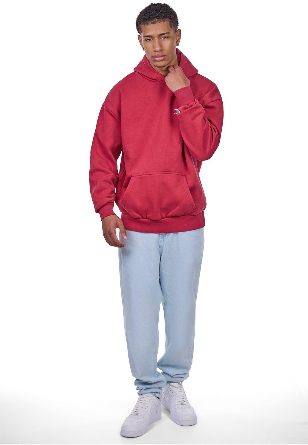 Толстовка с капюшоном HEAVY EMBO Dropsize, красный 
Толстовка с капюшоном HEAVY EMBO Dropsize, красный