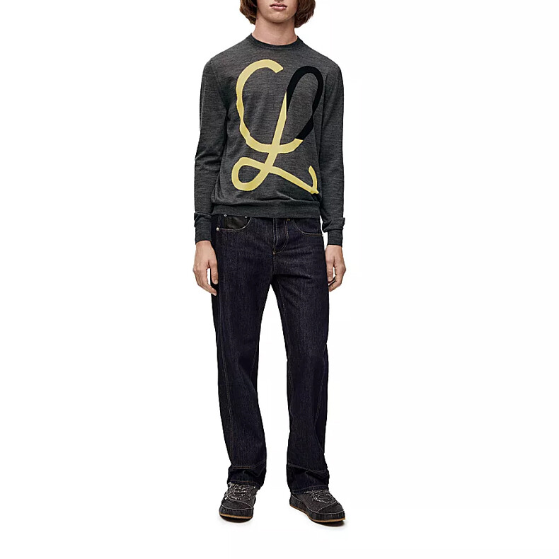 Свитер мужской серый Loewe, серый
Свитер мужской серый Loewe, серый