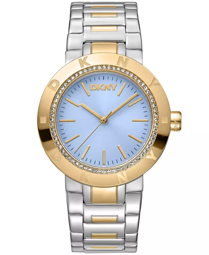 Женские часы Eastside Logo со светло-голубым циферблатом, золотистым двухцветным браслетом из нержавеющей стали, 36 мм DKNY, Позолоченный, Женские часы Eastside Logo со светло-голубым циферблатом, золотистым двухцветным браслетом из нержавеющей стали, 36
Женские часы Eastside Logo со светло-голубым циферблатом, золотистым двухцветным браслетом из нержавеющей стали, 36 мм DKNY, Позолоченный, Женские часы Eastside Logo со светло-голубым циферблатом, золотистым двухцветным браслетом из нержавеющей стали, 36