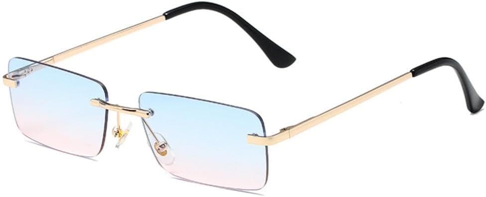 Маленькие солнцезащитные очки без оправы для женщин и мужчин, винтажные солнцезащитные очки, разноцветные прямоугольные очки с защитой от УФ-излучения UV400 LANGSER, 8
Маленькие солнцезащитные очки без оправы для женщин и мужчин, винтажные солнцезащитные очки, разноцветные прямоугольные очки с защитой от УФ-излучения UV400 LANGSER, 8