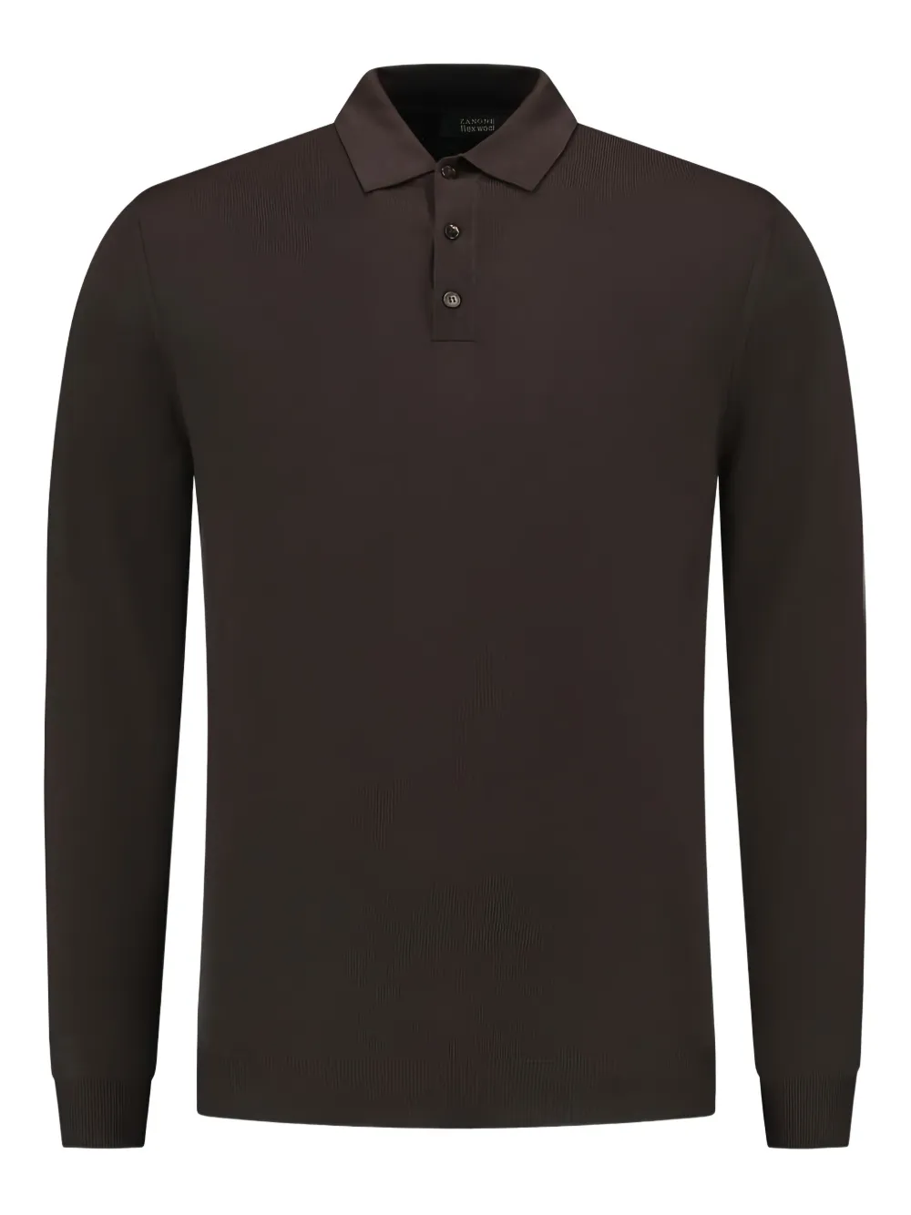 Поло из шерсти с длинными рукавами Zanone, коричневый
Поло из шерсти с длинными рукавами Zanone, коричневый