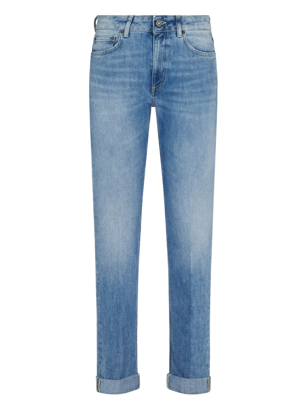 Светлые зауженные джинсы DONDUP, синий 
Светлые зауженные джинсы DONDUP, синий