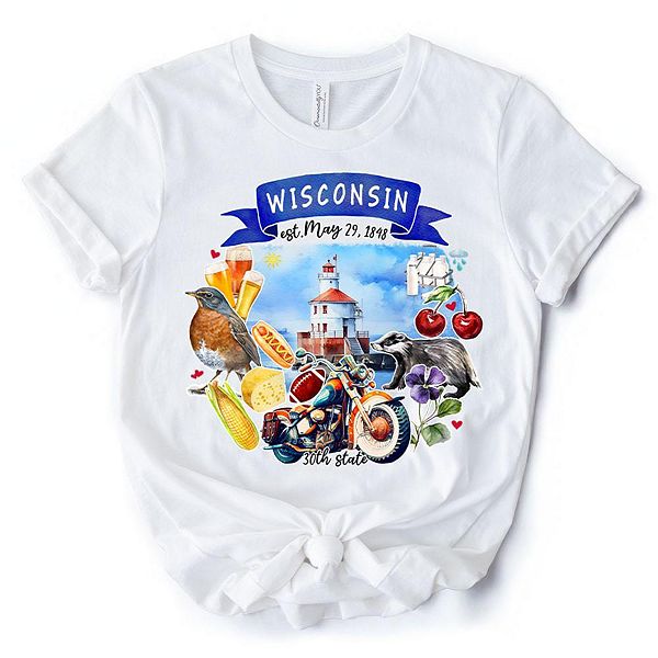 Футболка с тематикой и достопримечательностями штата Висконсин Ornamentallyyou
Футболка с тематикой и достопримечательностями штата Висконсин Ornamentallyyou