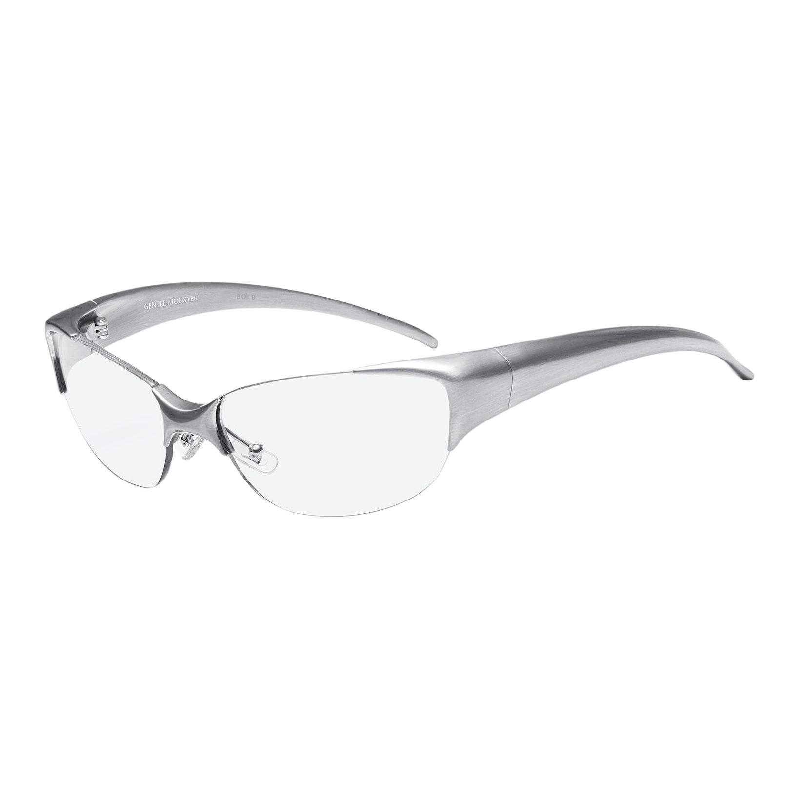 GENTLE MONSTER Металлическая овальная оправа для очков унисекс серебристая, Silver
GENTLE MONSTER Металлическая овальная оправа для очков унисекс серебристая, Silver