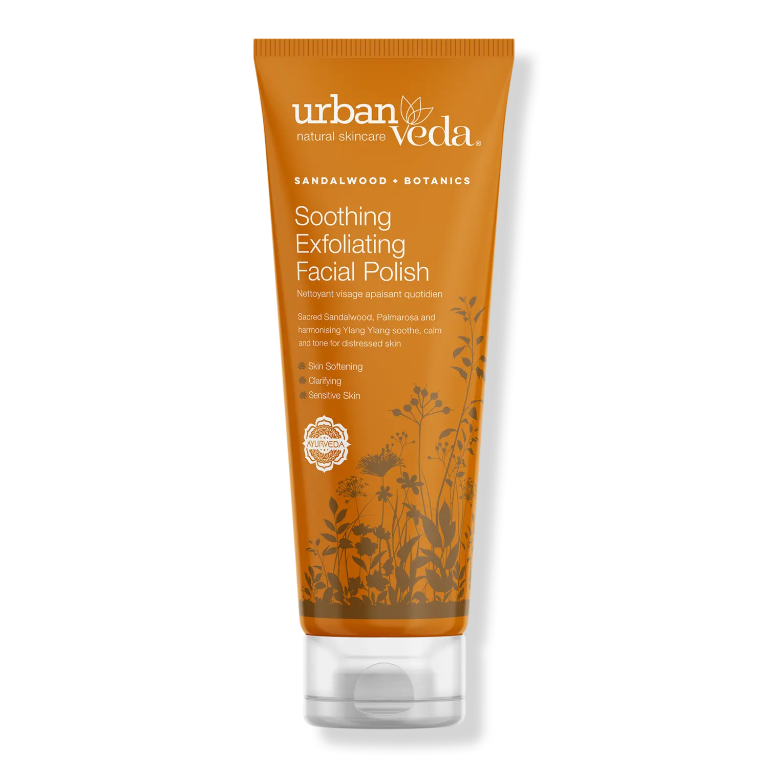 Успокаивающий аюрведический отшелушивающий скраб для лица с сандалом и растительными экстрактами. Urban Veda
Успокаивающий аюрведический отшелушивающий скраб для лица с сандалом и растительными экстрактами. Urban Veda