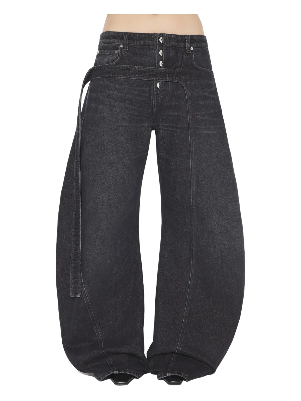 Брюки с ремешками Jean Paul Gaultier, черный
Брюки с ремешками Jean Paul Gaultier, черный