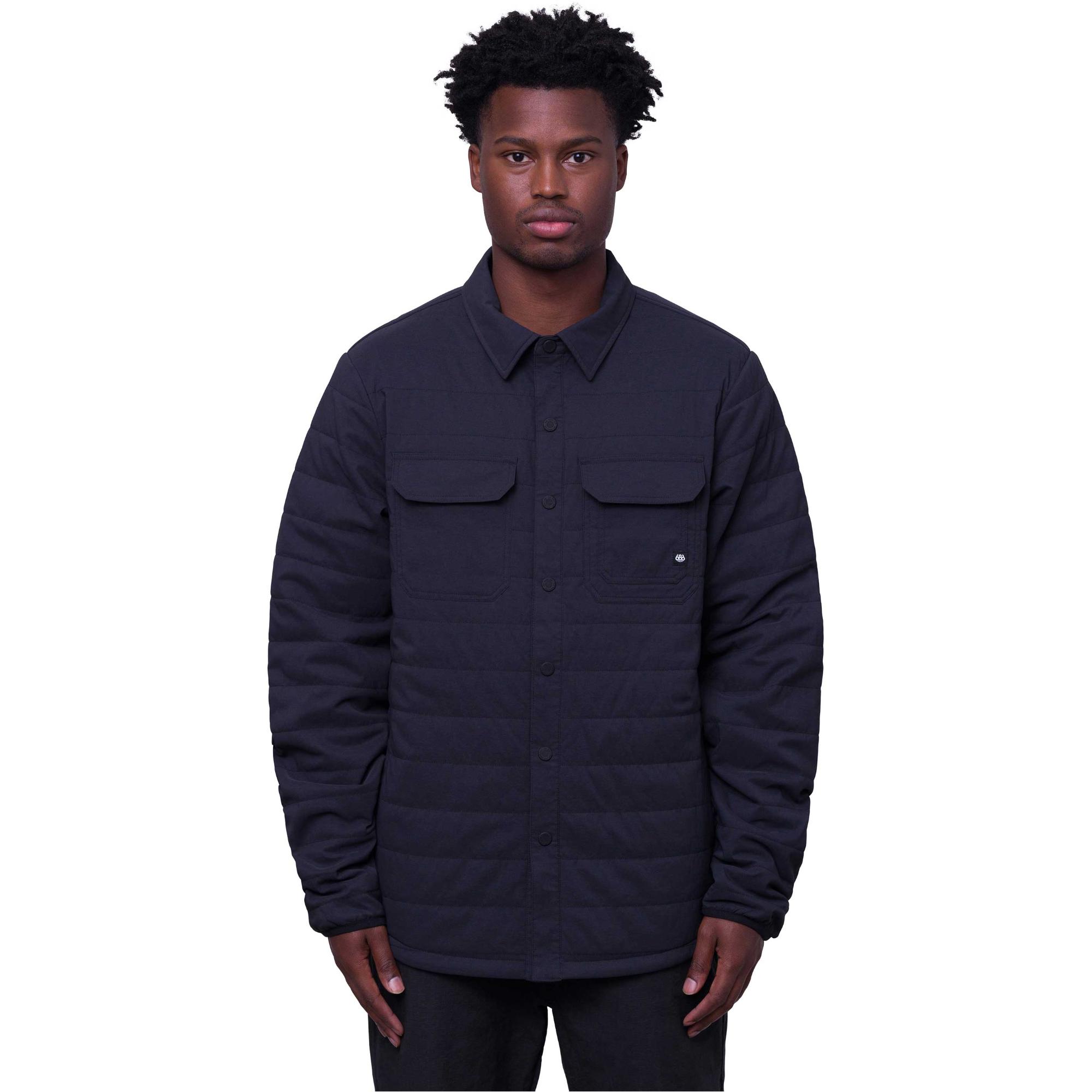 Мужская куртка-рубашка Thermaldry с подкладкой из мериносовой шерсти 686, Black EW
Мужская куртка-рубашка Thermaldry с подкладкой из мериносовой шерсти 686, Black EW