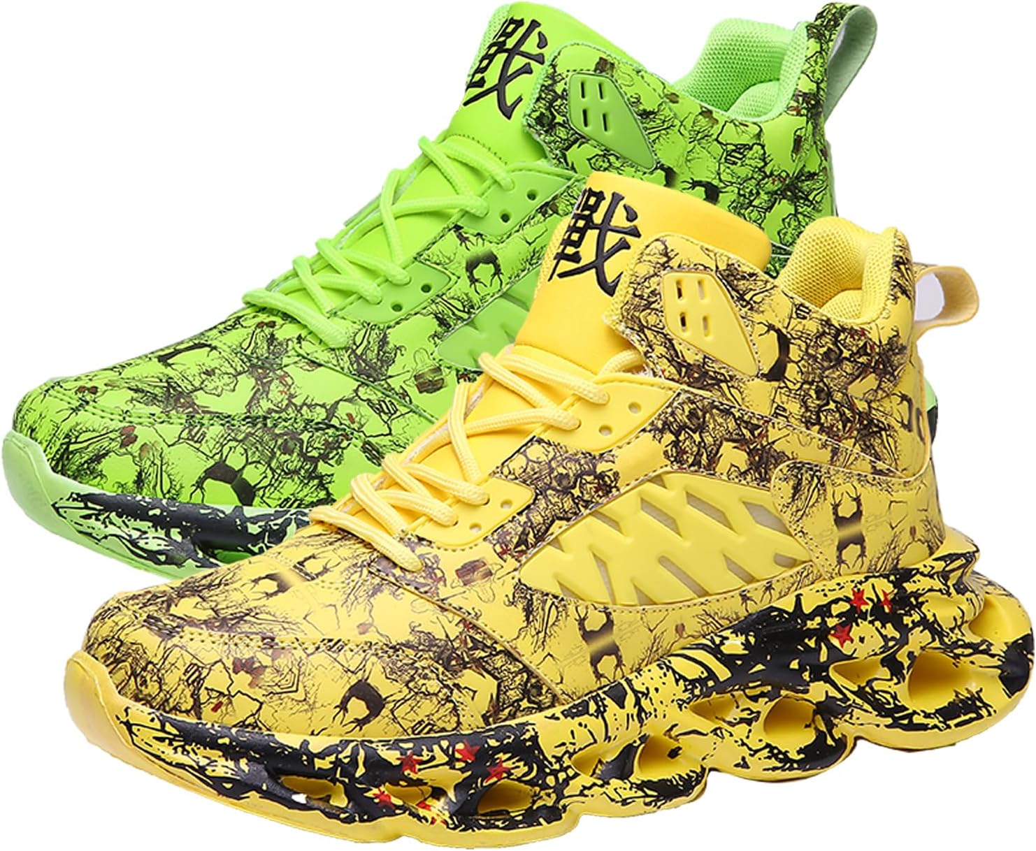 Мужские баскетбольные кроссовки GSIGUL, легкие мужские кроссовки для бега и тенниса, граффити, спортивные массивные кроссовки для мужчин, зеленый
Мужские баскетбольные кроссовки GSIGUL, легкие мужские кроссовки для бега и тенниса, граффити, спортивные массивные кроссовки для мужчин, зеленый