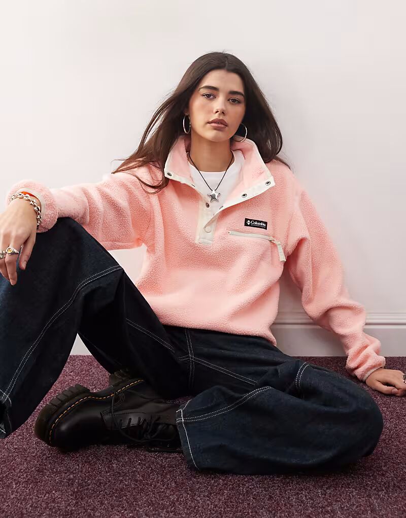 Укороченный флис Columbia Helvetia II на кнопках, цвет: розовый, песочный, меловой
Укороченный флис Columbia Helvetia II на кнопках, цвет: розовый, песочный, меловой