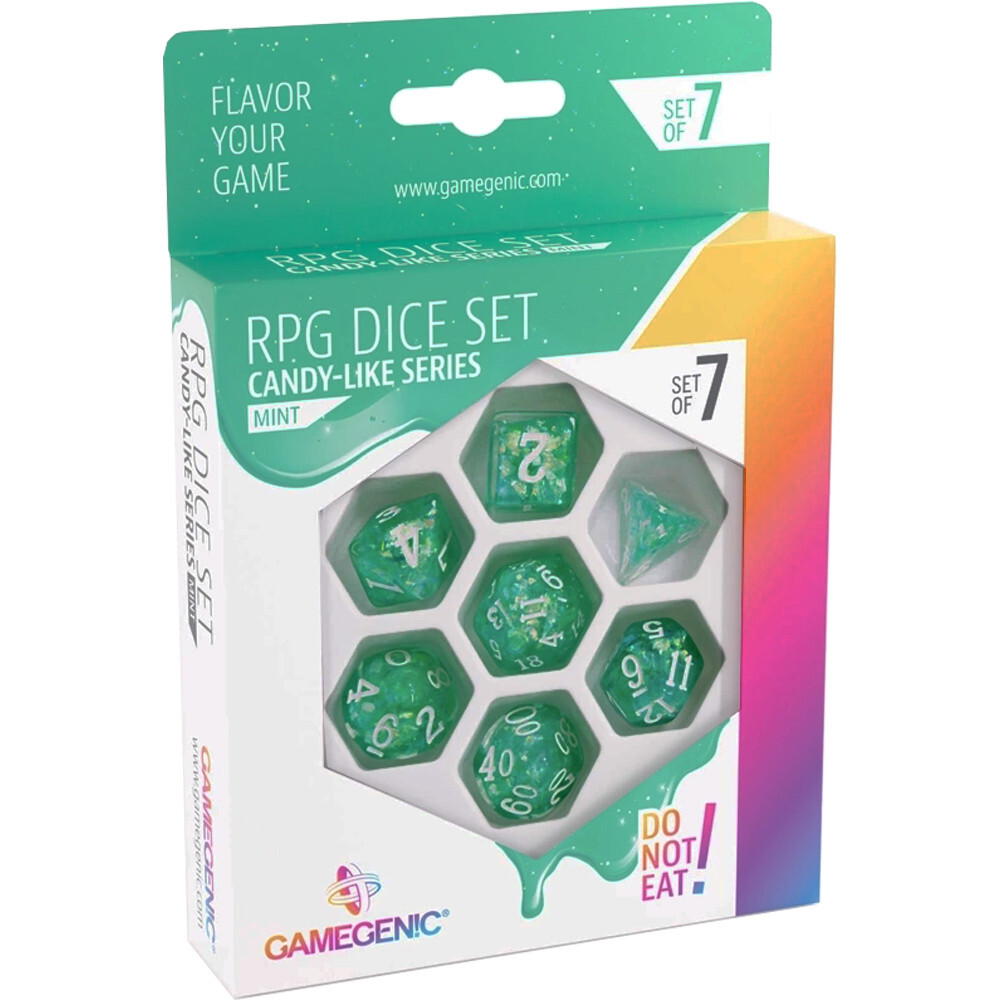 Аксессуары Gamegenic Candy-like Series Polyhedral Set: Mint (7)
Аксессуары Gamegenic Candy-like Series Polyhedral Set: Mint (7)