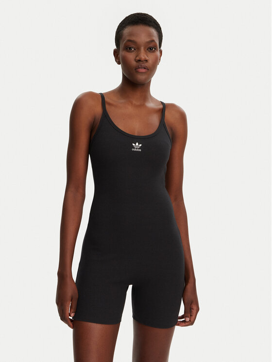 Комбинезон облегающий Essentials JC6212 Adidas, черный 
Комбинезон облегающий Essentials JC6212 Adidas, черный