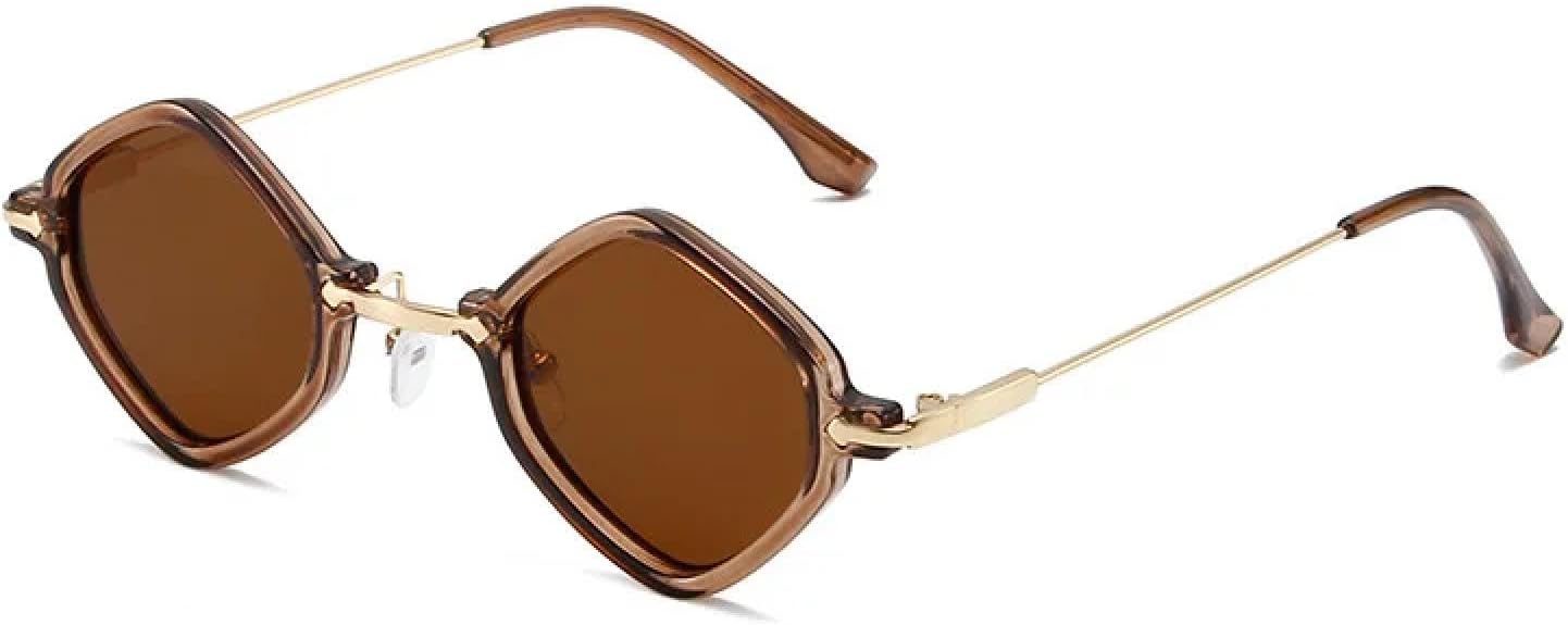 Солнцезащитные очки неправильной формы для женщин, маленькая оправа, модные очки для мужчин, защита от УФ-излучения UV400, для вождения и путешествий TVTBBVV, Clearbrown-brown
Солнцезащитные очки неправильной формы для женщин, маленькая оправа, модные очки для мужчин, защита от УФ-излучения UV400, для вождения и путешествий TVTBBVV, Clearbrown-brown