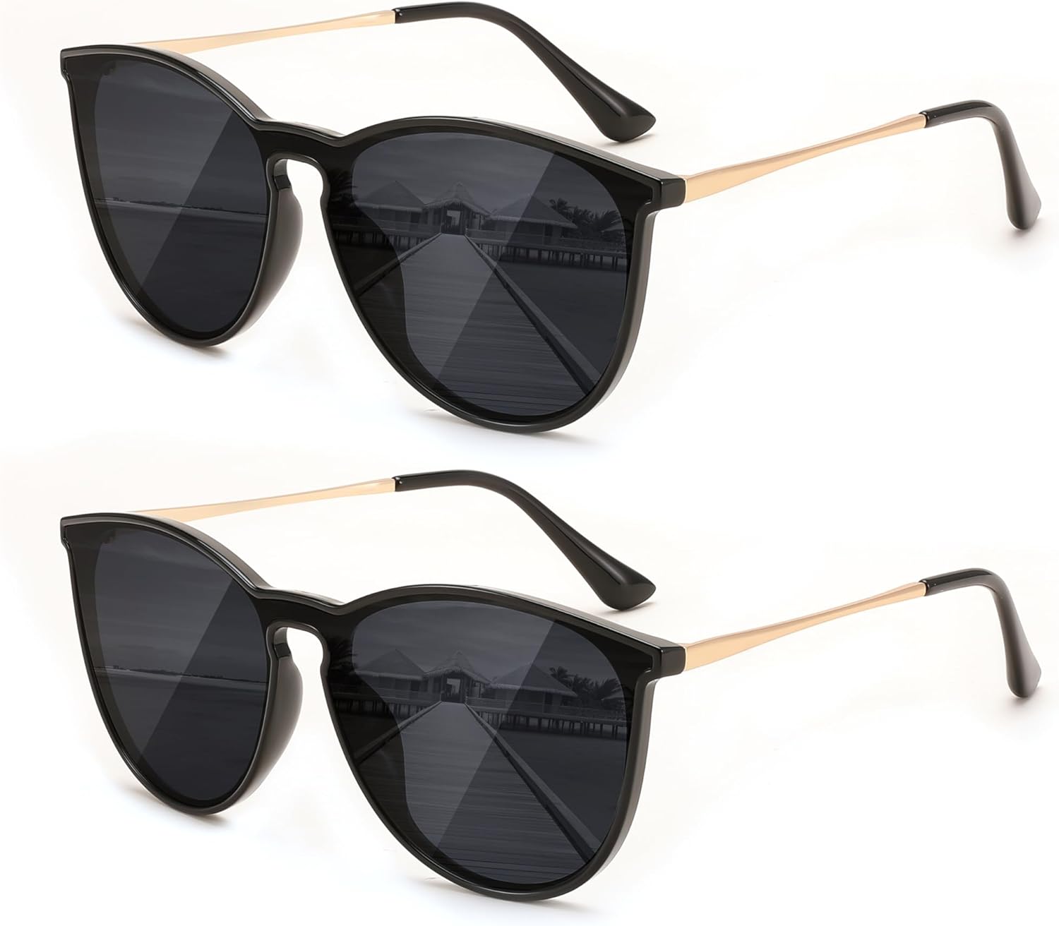 Солнцезащитные очки FEISEDY для женщин и мужчин, ретро, круглые, «кошачий глаз», дизайнерские, с зеркальными линзами и защитой от УФ-излучения, артикул B0210, Z2pack Black-grey
Солнцезащитные очки FEISEDY для женщин и мужчин, ретро, круглые, «кошачий глаз», дизайнерские, с зеркальными линзами и защитой от УФ-излучения, артикул B0210, Z2pack Black-grey