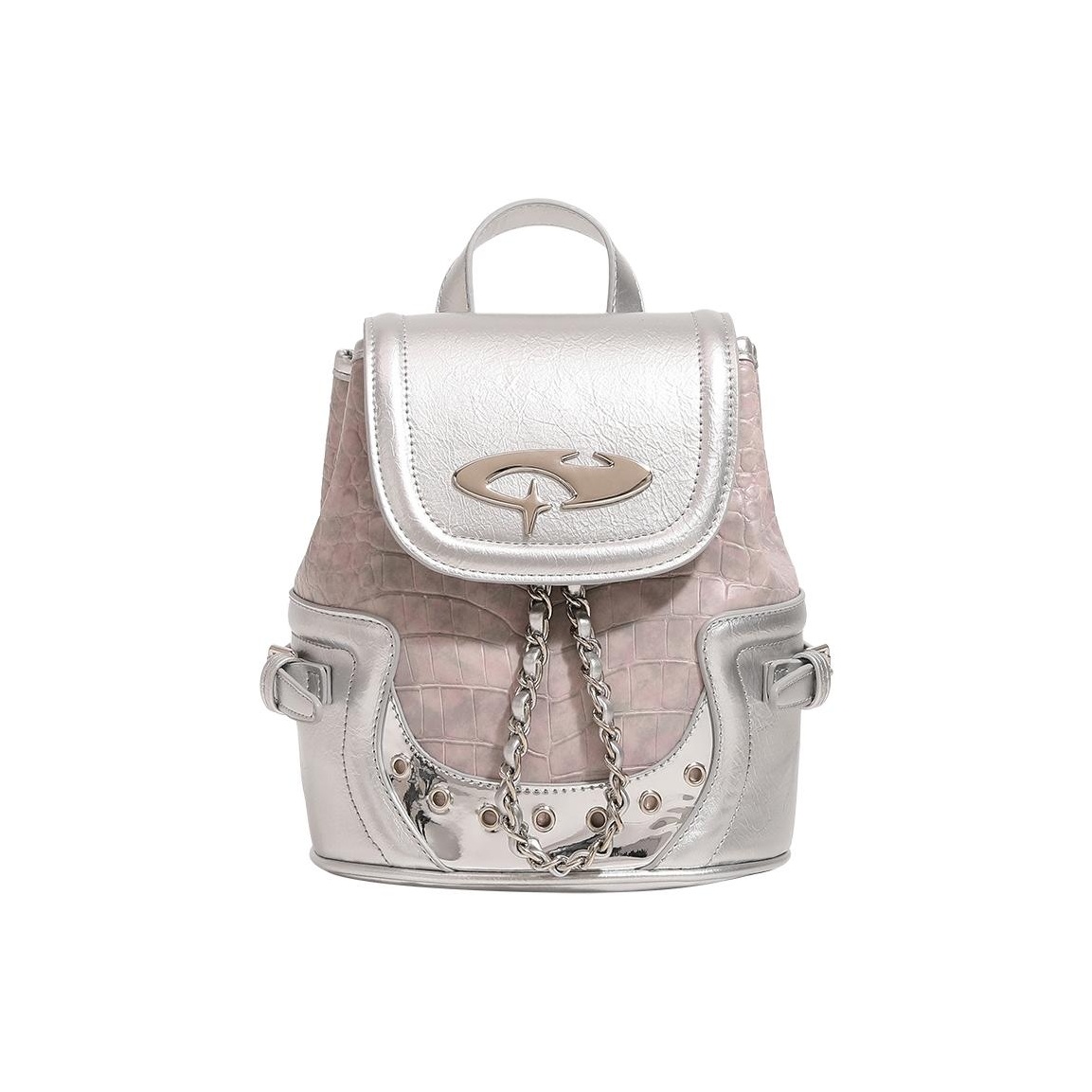 PAYOT Синтетическая кожа рюкзак Regular Women's Silver Pink/Black
PAYOT Синтетическая кожа рюкзак Regular Women's Silver Pink/Black