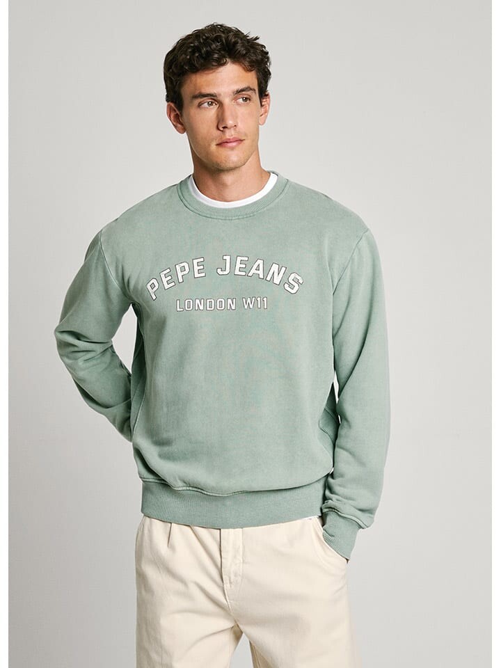 Толстовка Pepe Jeans Sweatshirt Aldridge, зеленый 
Толстовка Pepe Jeans Sweatshirt Aldridge, зеленый