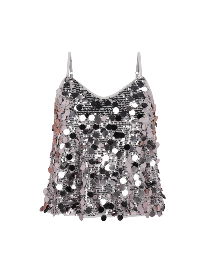 MyMo at night Женский топ серебристого цвета
MyMo at night Женский топ серебристого цвета