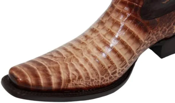 Мужские ковбойские сапоги Western Shops из натуральной кожи с заостренным квадратным носком и тиснением под крокодила и аллигатора The Western Shops
Мужские ковбойские сапоги Western Shops из натуральной кожи с заостренным квадратным носком и тиснением под крокодила и аллигатора The Western Shops