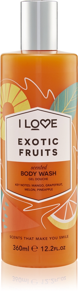 Гель для душа с экзотическими фруктами I Love, 350 мл
Гель для душа с экзотическими фруктами I Love, 350 мл